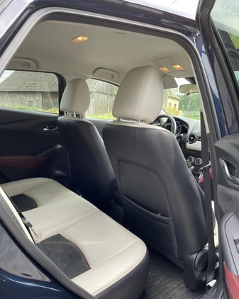 Mazda CX-3 cena 74000 przebieg: 65766, rok produkcji 2016 z Chocz małe 211